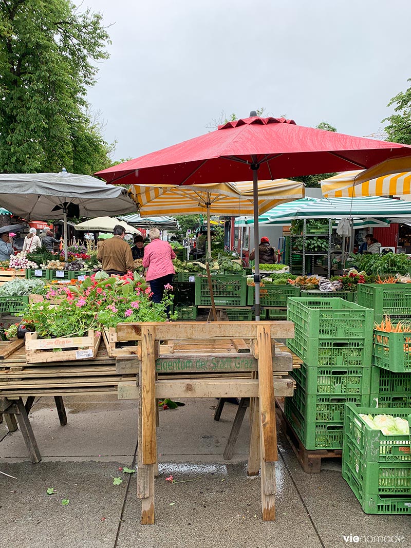 Lendplatz Bauernmarkt: le marché de Graz