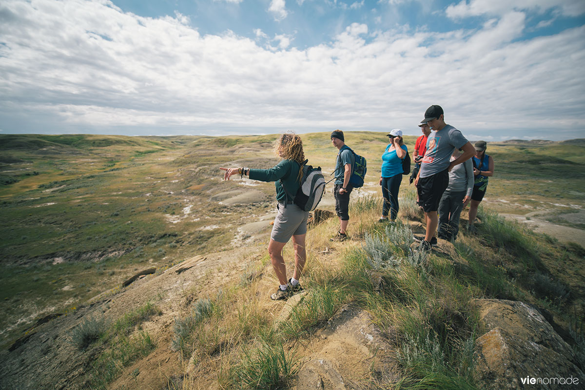 Corelie Keller, guide dans le Parc National des Prairies