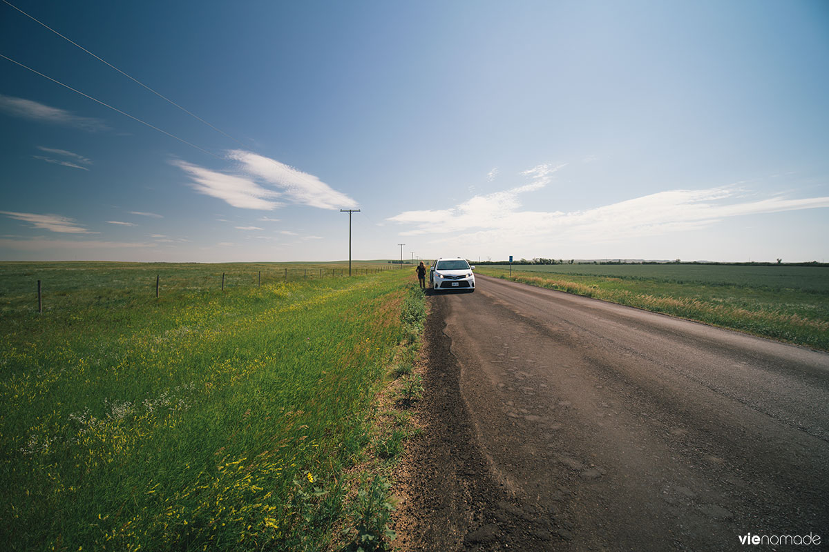 Sur les routes de la Saskatchewan