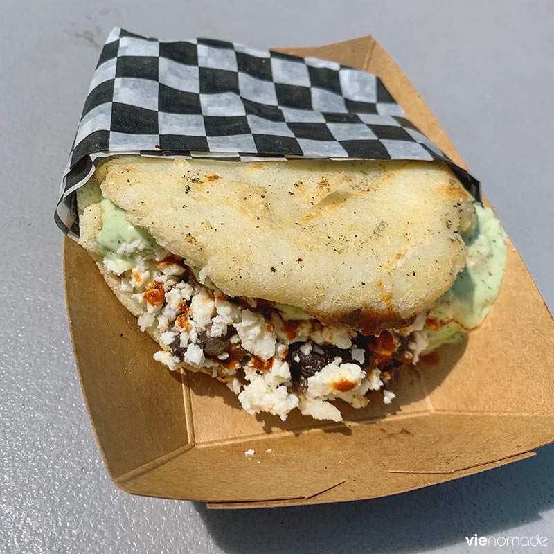 Arepas du marché fermier de lansdowne à Ottawa