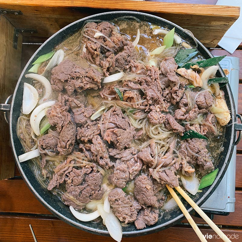 Bulgogi à Arirang, restaurant coréen à Berlin