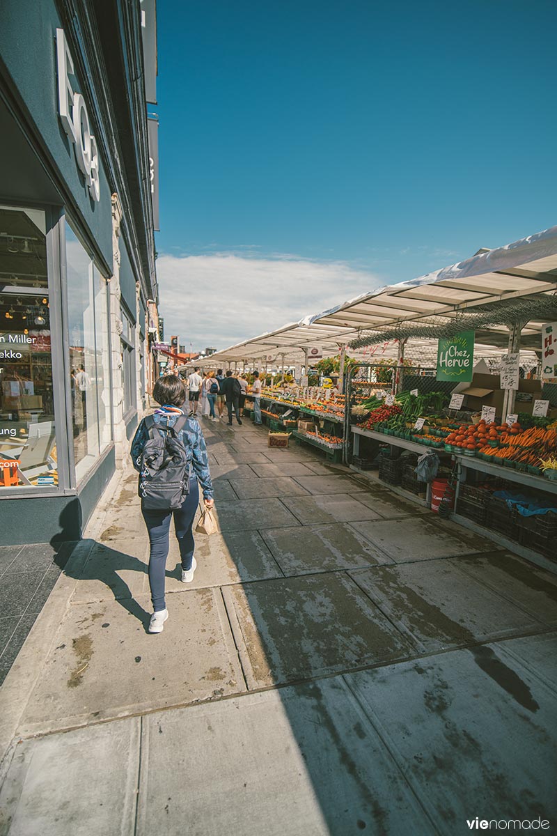 Fruits et légumes du Marché By à Ottawa