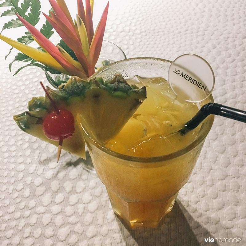 Cocktail au restaurant Le Carré, Tahiti