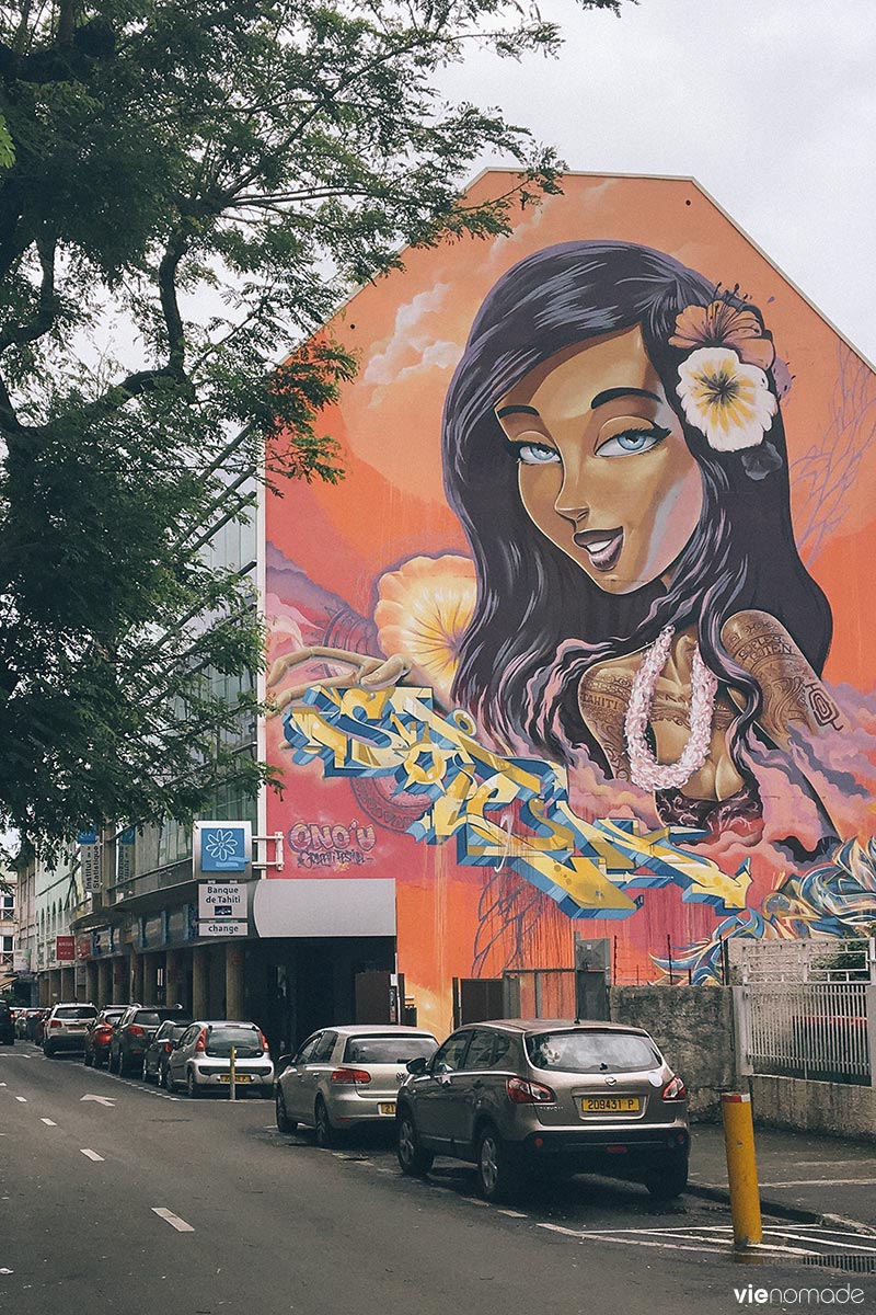 Street art à Papeete, tahiti